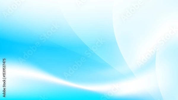 Fototapeta Abstract  white and blue color, modern design stripes background with curve lines. Vector illustration.