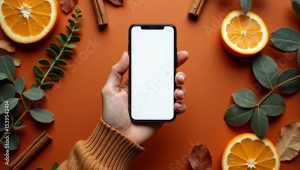 Obraz orange juice on a table