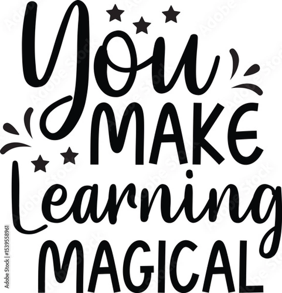Obraz World Teachers' Day Typography Design
