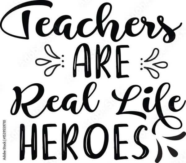 Obraz World Teachers' Day Typography Design