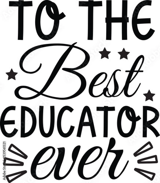 Obraz World Teachers' Day Typography Design