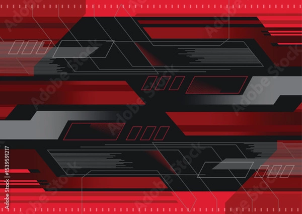 Obraz This vector art design geometric triangle elements, abstarct, showcasing intricate motifs and traditional designs. Perfect for backgrounds, it embodies pop cultural richness, artistic elegance