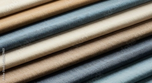 Fototapeta Elegant textile background showcasing natural color variations and textured weaves