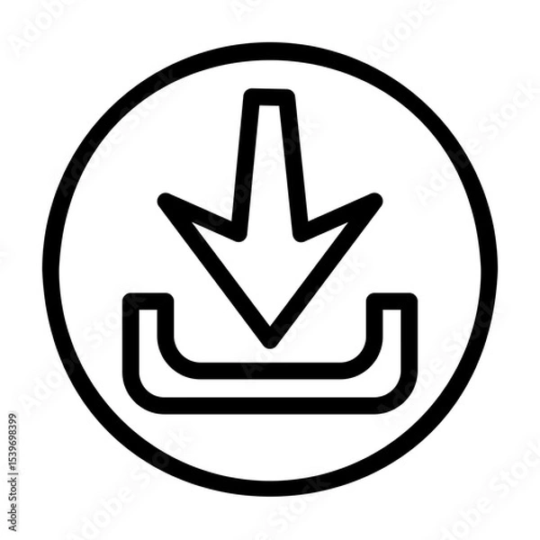 Obraz a collection of icons containing arrows to indicate directions such as right, left, up, down and so on