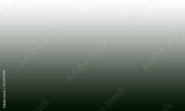 Fototapeta Dark Green Gradient Background Subtle texture for design projects websites and presentations a smooth transition from black to deep green shades transparent background