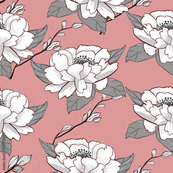 Obraz seamless floral pattern