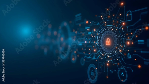 Fototapeta Robust Secure DevOps Practices: Integrated Security Automation & Continuous Compliance for Efficient Software Pipelines - Left Space for Text
