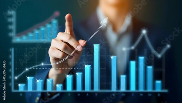 Fototapeta Examine financial stability insights by evaluating key performance metrics stress test outcomes balance sheet strength liquidity ratios market volatility regulatory oversight and risk management pract