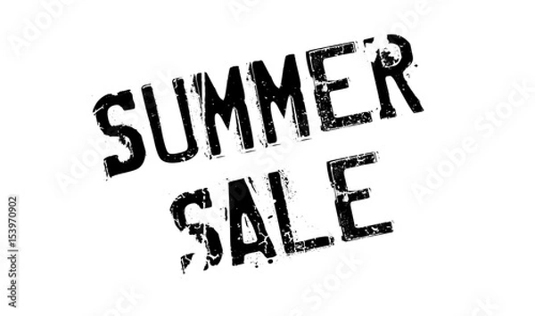 Obraz Summer Sale rubber stamp. Grunge design with dust scratches. Effects can be easily removed for a clean, crisp look. Color is easily changed.