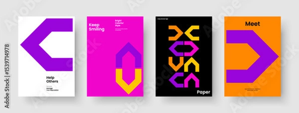 Fototapeta Creative Business Presentation Design. Abstract Banner Template. Geometric Brochure Layout. Background. Poster. Report. Flyer. Book Cover. Portfolio. Leaflet. Journal. Notebook. Catalog. Newsletter