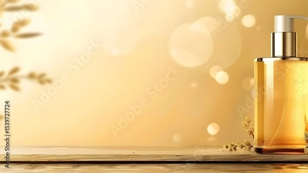 Obraz  golden christmas background