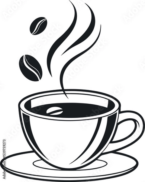 Fototapeta coffee cup icon