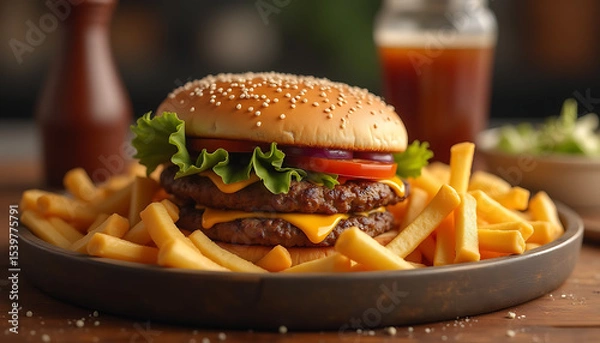 Obraz fast food lunch