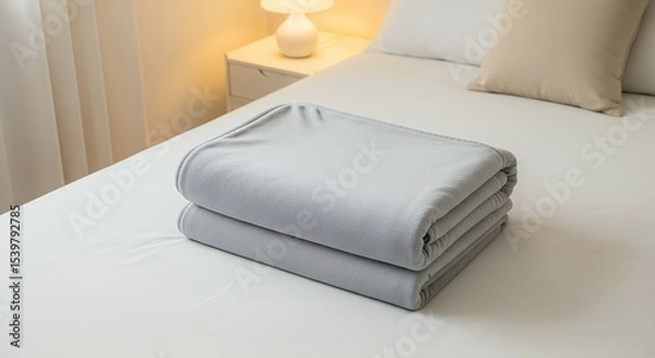 Obraz Blanket Mockup Folded