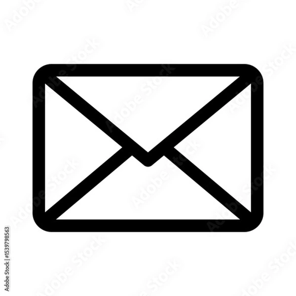 Fototapeta Email message envelope icon