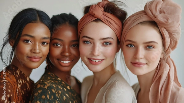 Obraz Harmonious Diversity in Elegant Graceful Portrait