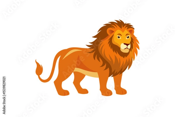 Obraz lion vector illustration