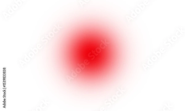 Fototapeta Vibrant Red Glowing Orb on Black Background Perfect for Design Projects needing a dramatic effect and intense color transparent background