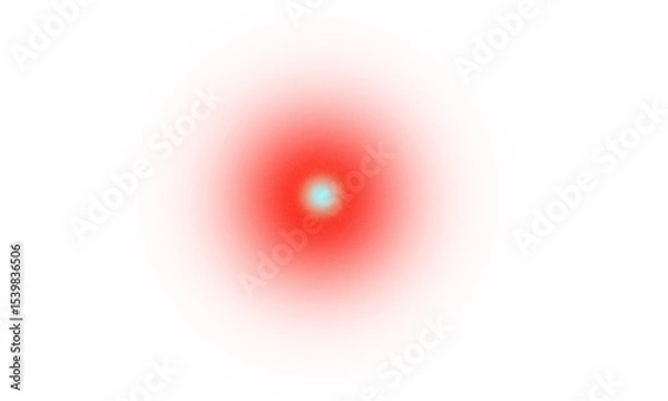 Fototapeta Vibrant Red Light Burst Glowing in Dark Background Perfect for Abstract Designs and Dramatic Visual Effects transparent background