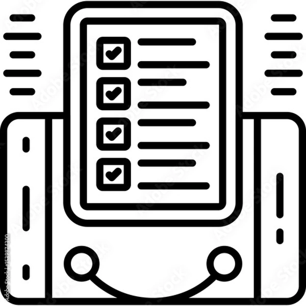 Obraz Tablet Icon Vector Element