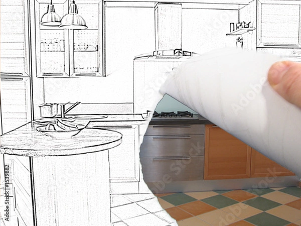 Obraz la cuisine se dévoile