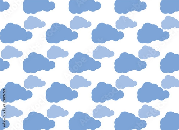 Obraz seamless pattern with clouds