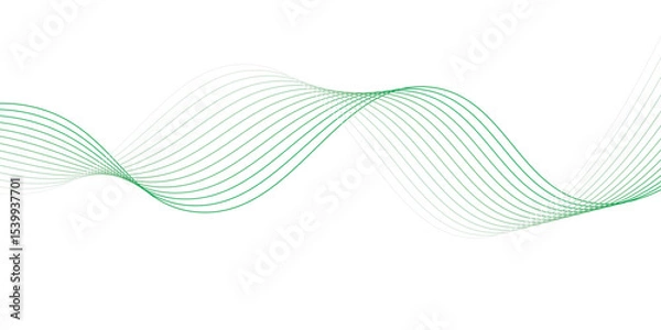Fototapeta Abstract orange wavy background' Abstract wave element for design. Digital frequency track equalizer. Stylized line art background. Vector illustration. Wave with lines created using blend tool.	