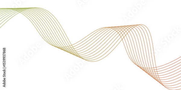 Fototapeta Modern abstract glowing wave background. Dynamic flowing wave lines design element. Abstract background with lines and smoke waves	
