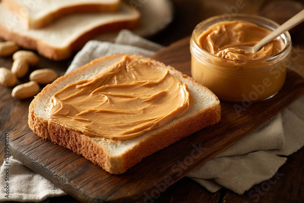 Obraz bread with Peanut Butter