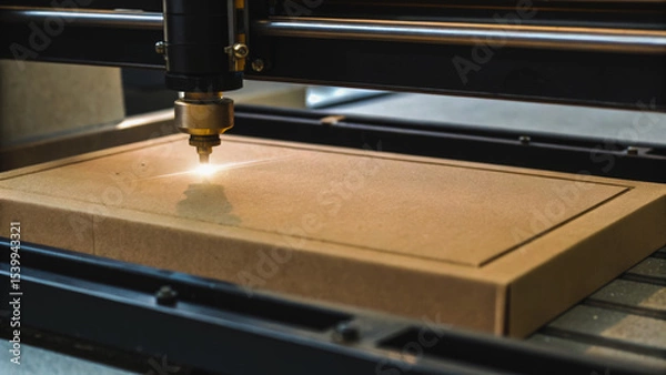 Obraz Global supply chain automation enhances sustainability with advanced laser cutting technology