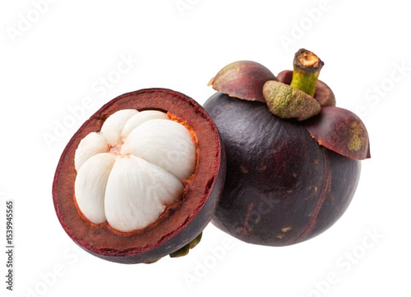 Fototapeta Exploring the exotic mangosteen fruit a delicious and healthy tropical treat with nutritional benefits