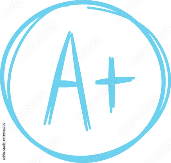 Fototapeta Scribble Doodle A+ Grade