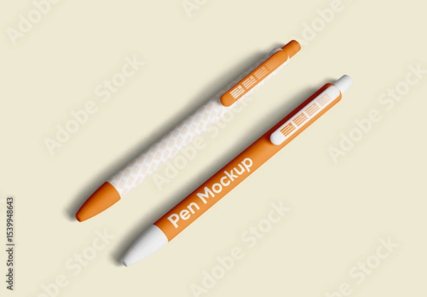 Fototapeta Perspective Classic Pen Mockups