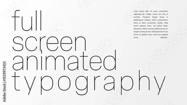 Fototapeta Full Screen Title 01  