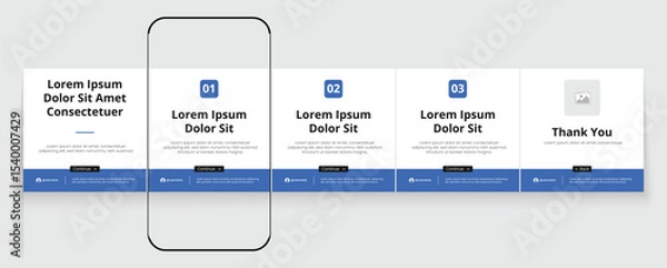 Fototapeta Tips Instagram social media carousel post template or LinkedIn carousel banner collection	