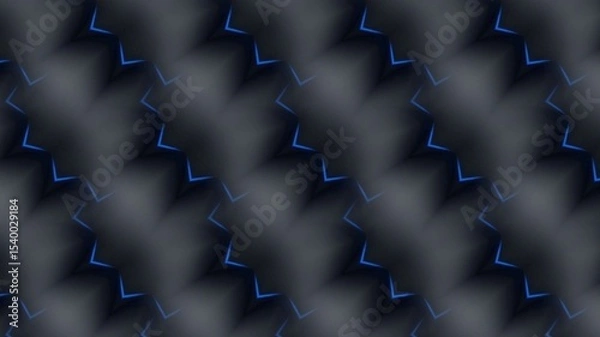 Obraz abstract background with gears, close up of metal pipes, abstract background with blue stripes, abstract geometric background, abstract background with squares, dark blue leather texture, blue neon