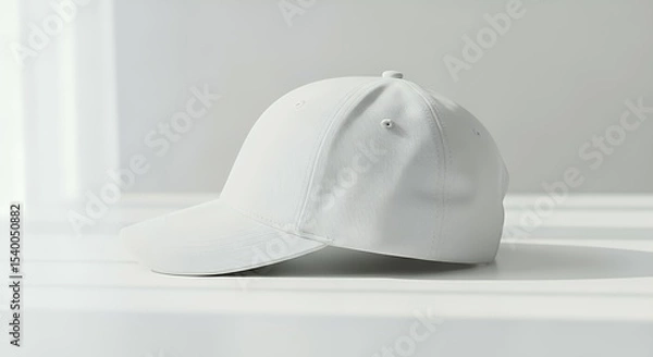 Obraz Cap Mockup Side View