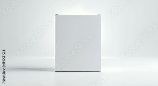 Obraz Box Packaging Mockup Front View