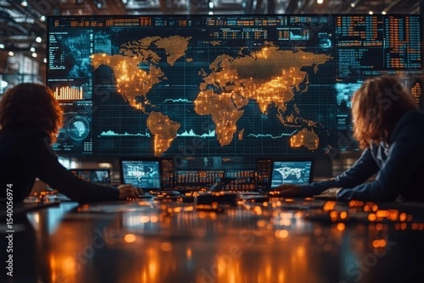 Fototapeta Decisions that shape the economy. Generative AI