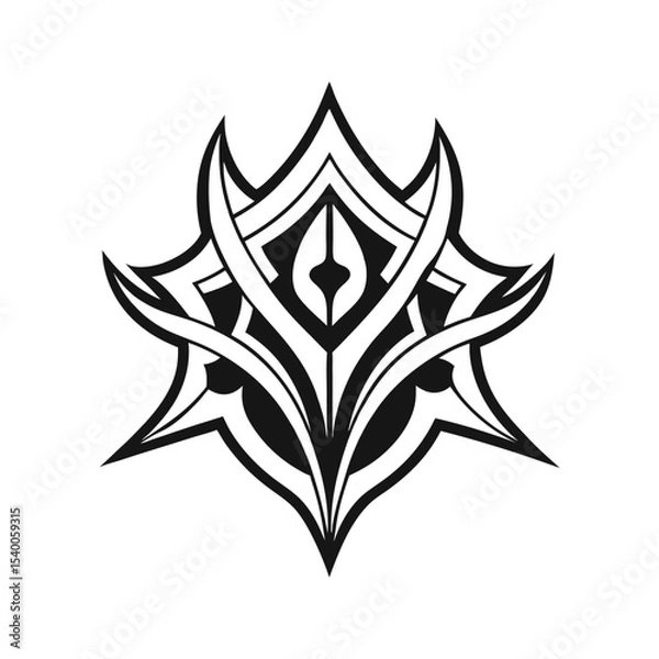 Obraz metallic pattern design vector art