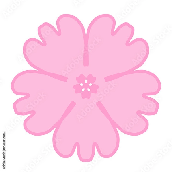 Obraz pink rose flower