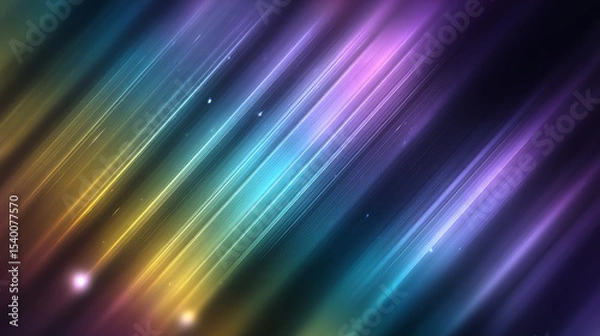 Obraz Abstract diagonal rainbow light streaks background
