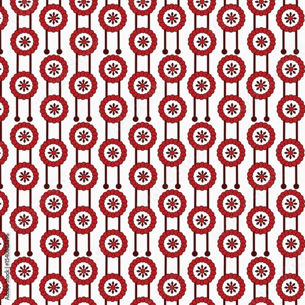 Fototapeta Colorful geometric pattern design for backgrounds and textiles