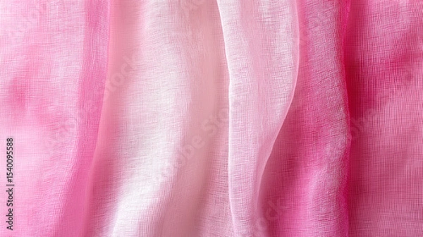 Obraz Soft blush pink watercolor wash with smooth gradients and gentle saturation. Light, airy texture adds elegance—ideal for weddings, wrapping paper, or delicate, feminine branding.