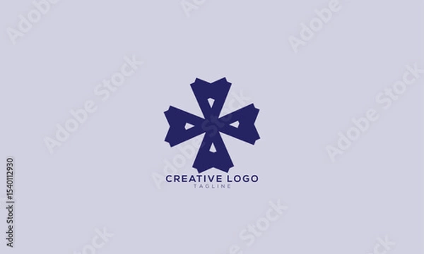 Fototapeta X PATTERN Abstract initial monogram letter alphabet logo design
