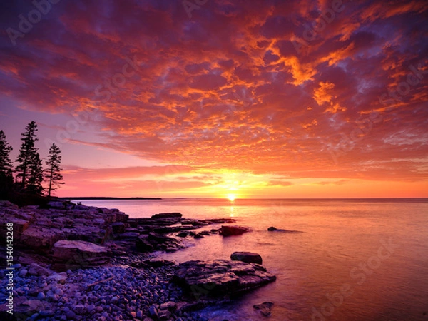 Fototapeta Sun purple