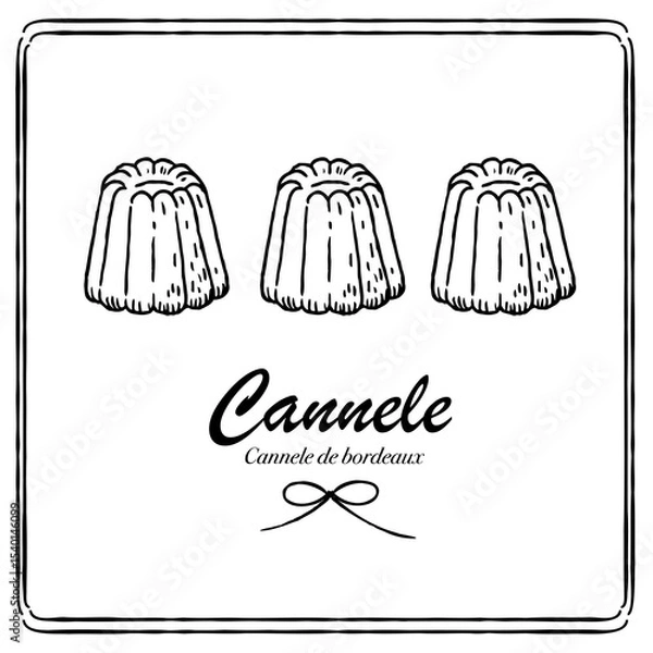 Obraz カヌレのラベル