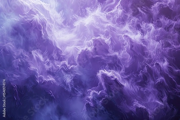Obraz Clear Pixel Picture of Suspended Purple Mist or Fog in the Air