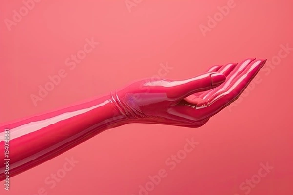 Obraz Detailed Visual  of Glamour Hand Single Color New
