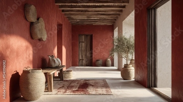 Obraz Mediterranean rustic home